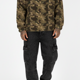 Camo Oversized Borg Jumper