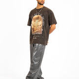 Acid Brown "Renaissance" Printed T-Shirt
