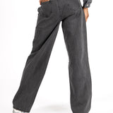 Grey Wash Rapture Rip & Repair Baggy Fit Jeans