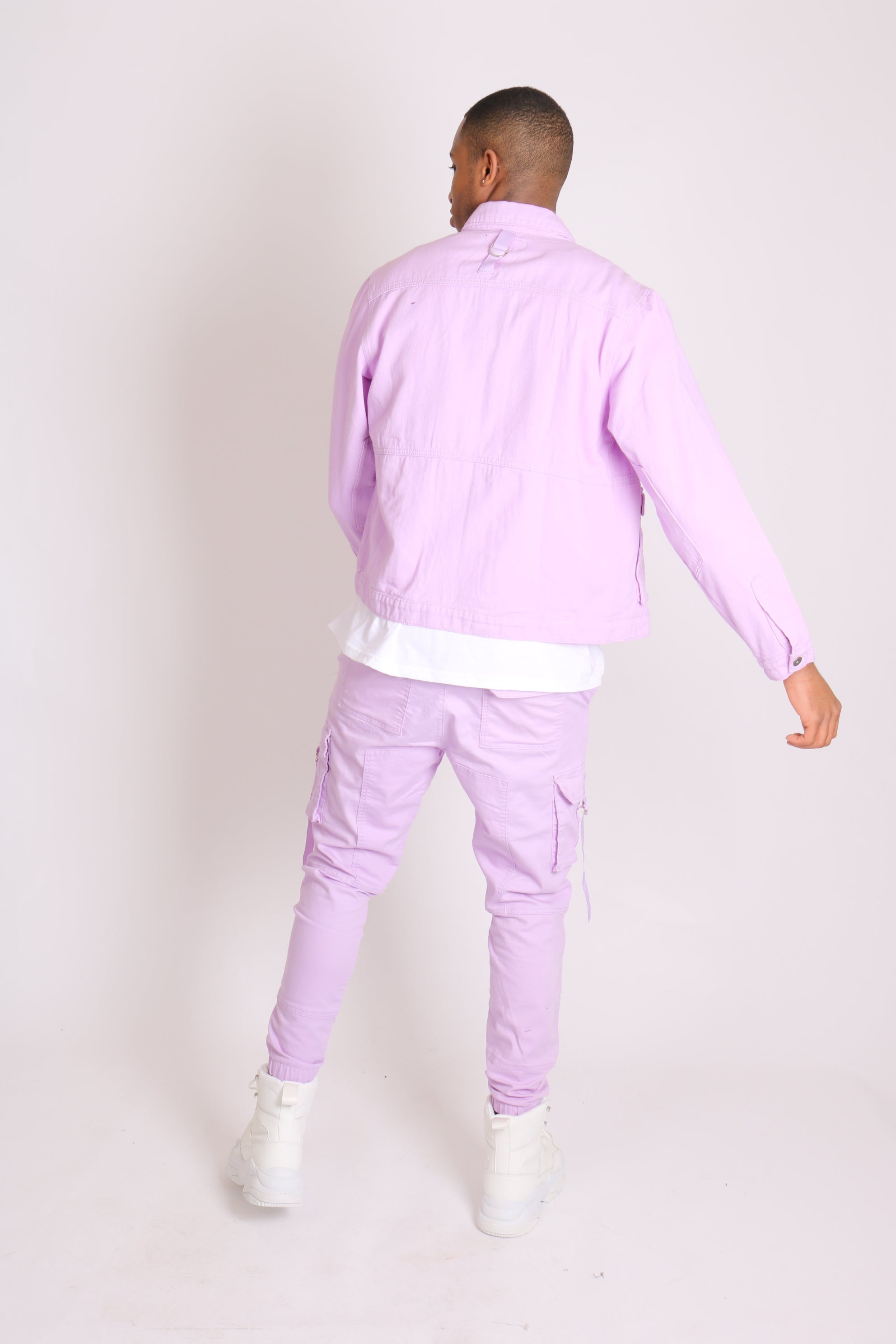 Detroit Lilac Denim Cargo