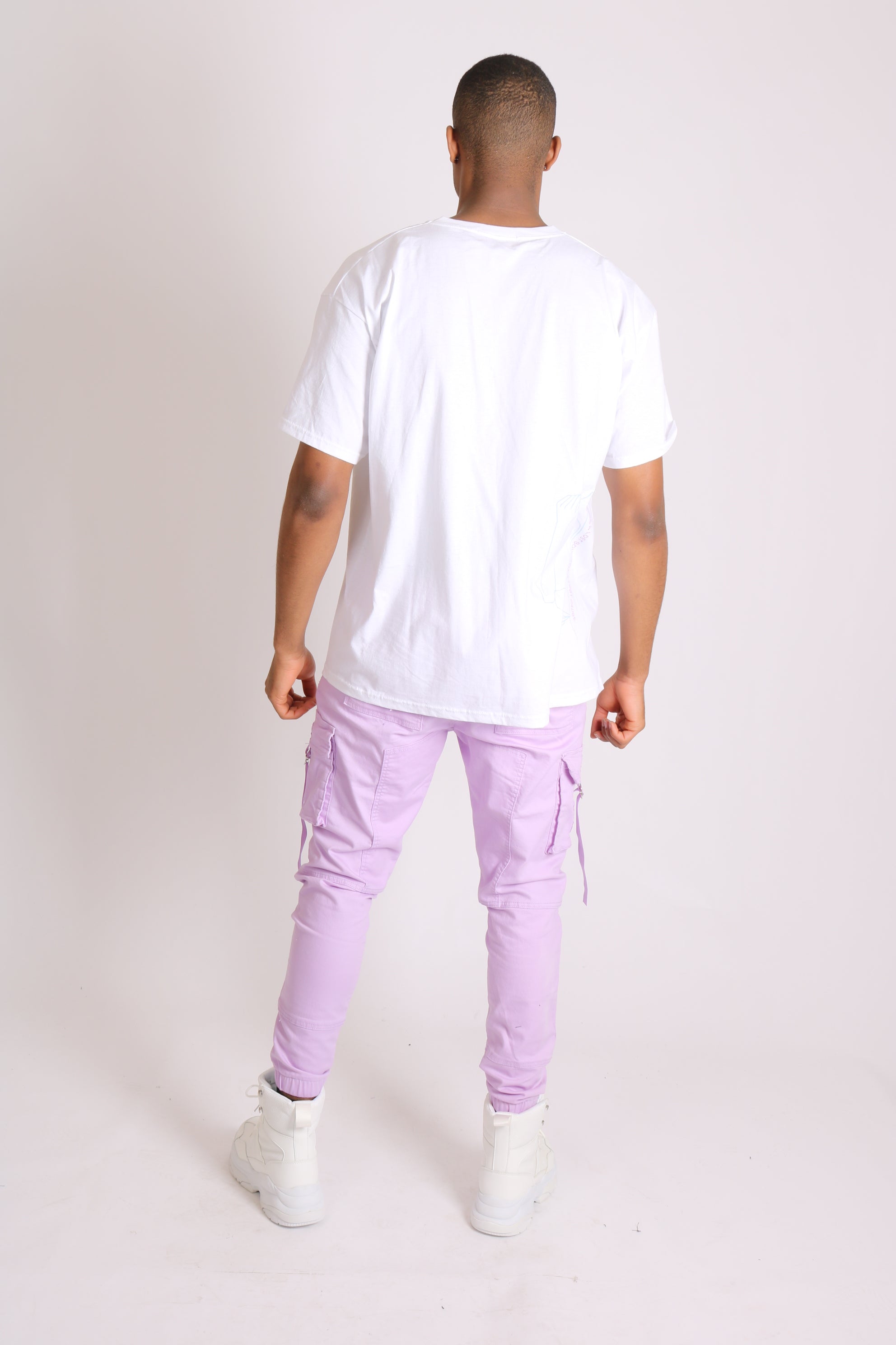 Detroit Lilac Denim Cargo