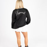Black 'Legends' Varsity Long Sleeve