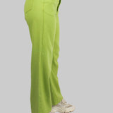 Fae Lime Green Mom Jean