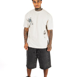 Stone Relaxed Distorted Love Graphic T-Shirt