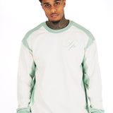 Ecru & Mint ''Legends'' Sweater