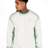 Ecru & Mint ''Legends'' Sweater