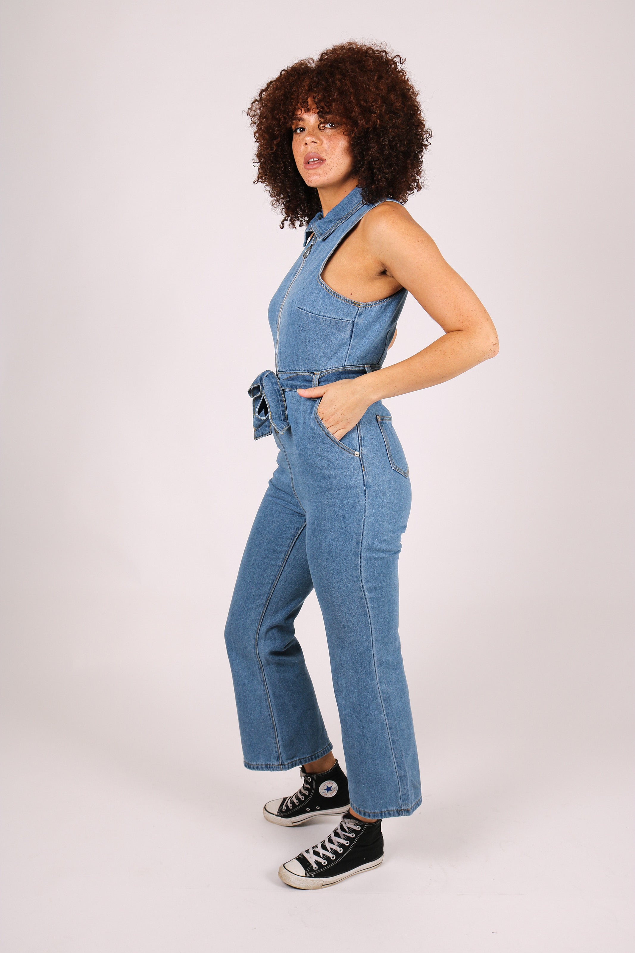 Wyoming 70s Kick Flare Jumpsuit