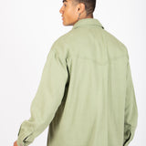 Khaki Relaxed Utility Shirt