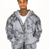 Oversized Blue Mountain Printed Tracksuit