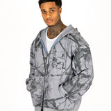 Oversized Blue Mountain Printed Tracksuit