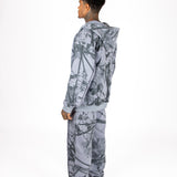 Oversized Blue Mountain Printed Tracksuit
