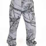 Oversized Blue Mountain Printed Tracksuit