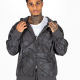 Oversized Black Mountain Printed Tracksuit