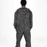 Oversized Black Mountain Printed Tracksuit