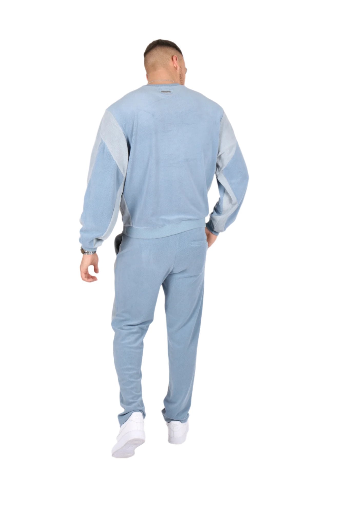 Light Blue Polar Fleece Sweatshirt