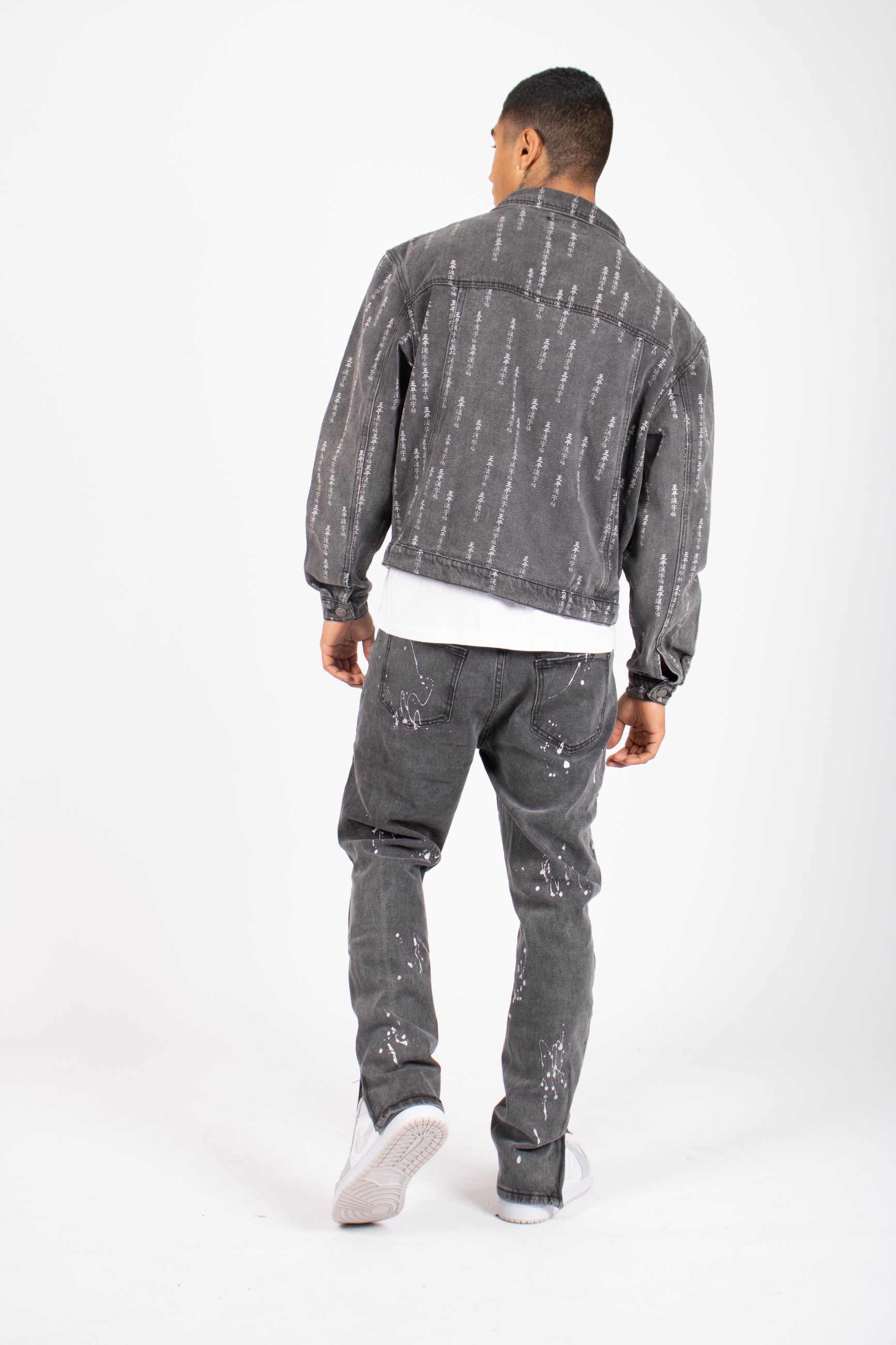 Faro Paint Splatter Straight Leg Jean