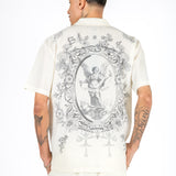 Off White Royal Printed Shirt