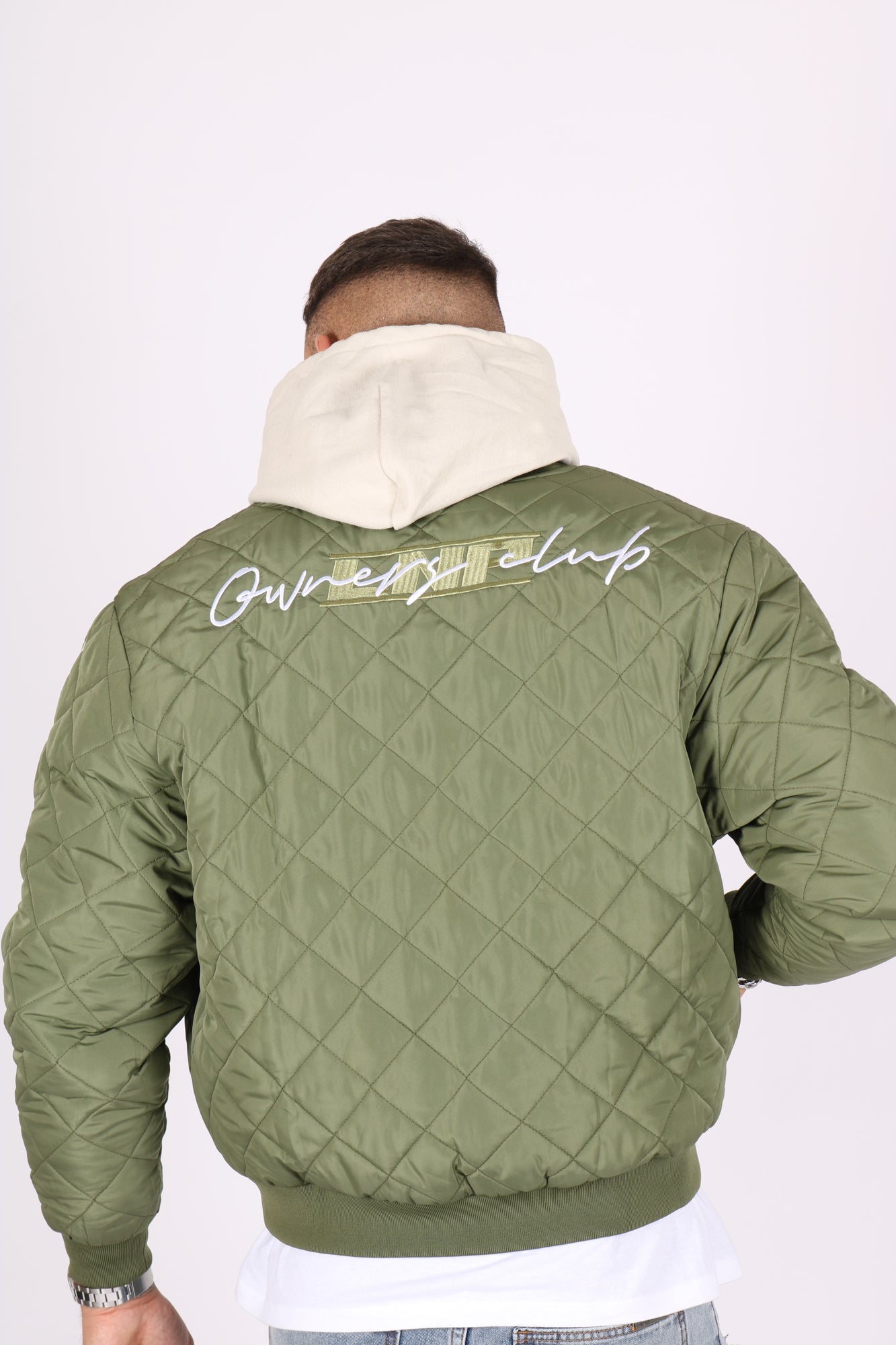 Owners Club Quilted Bomber Jacket