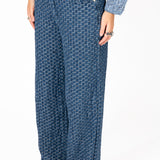 Bubble Denim Mid Rise Jeans