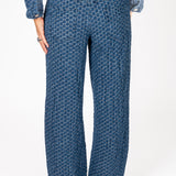Bubble Denim Mid Rise Jeans