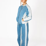 Motorsport Oversized Denim Jacket
