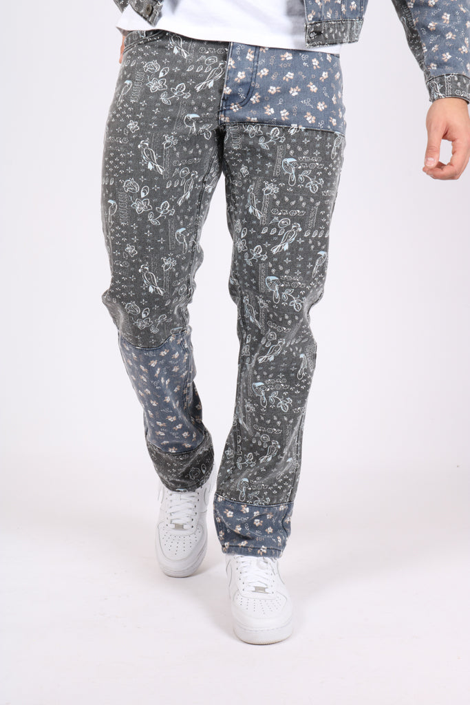 Paisley denim best sale
