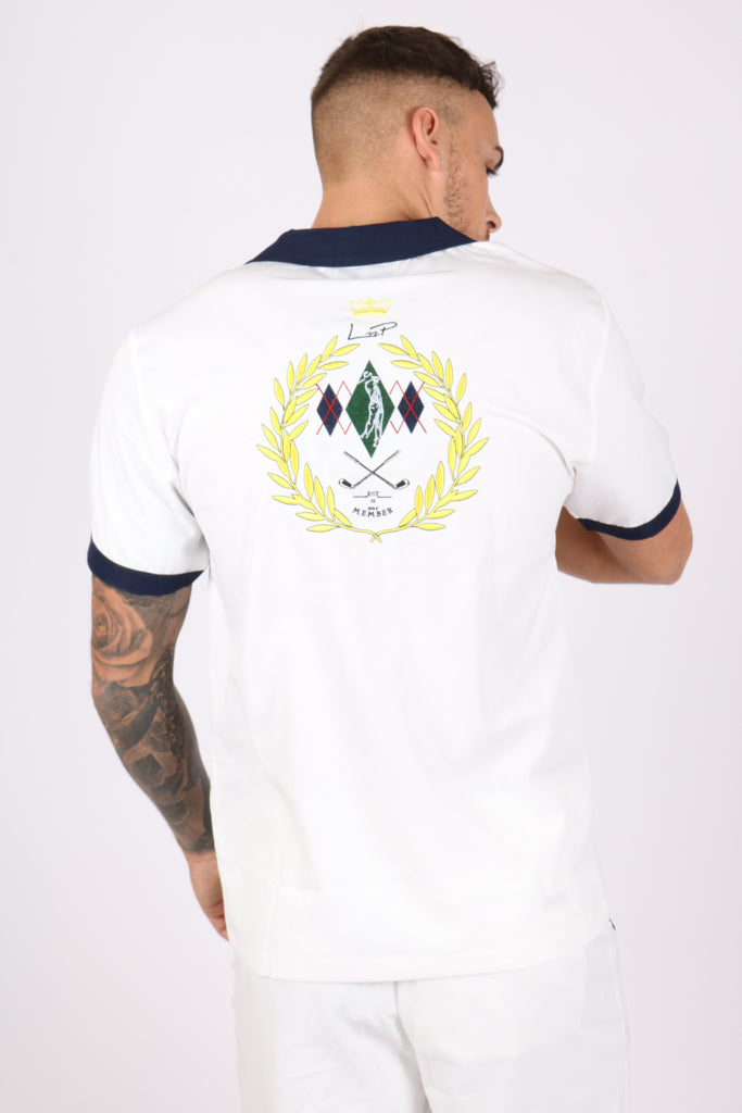 Off White Golf Club Embroidered Shirt
