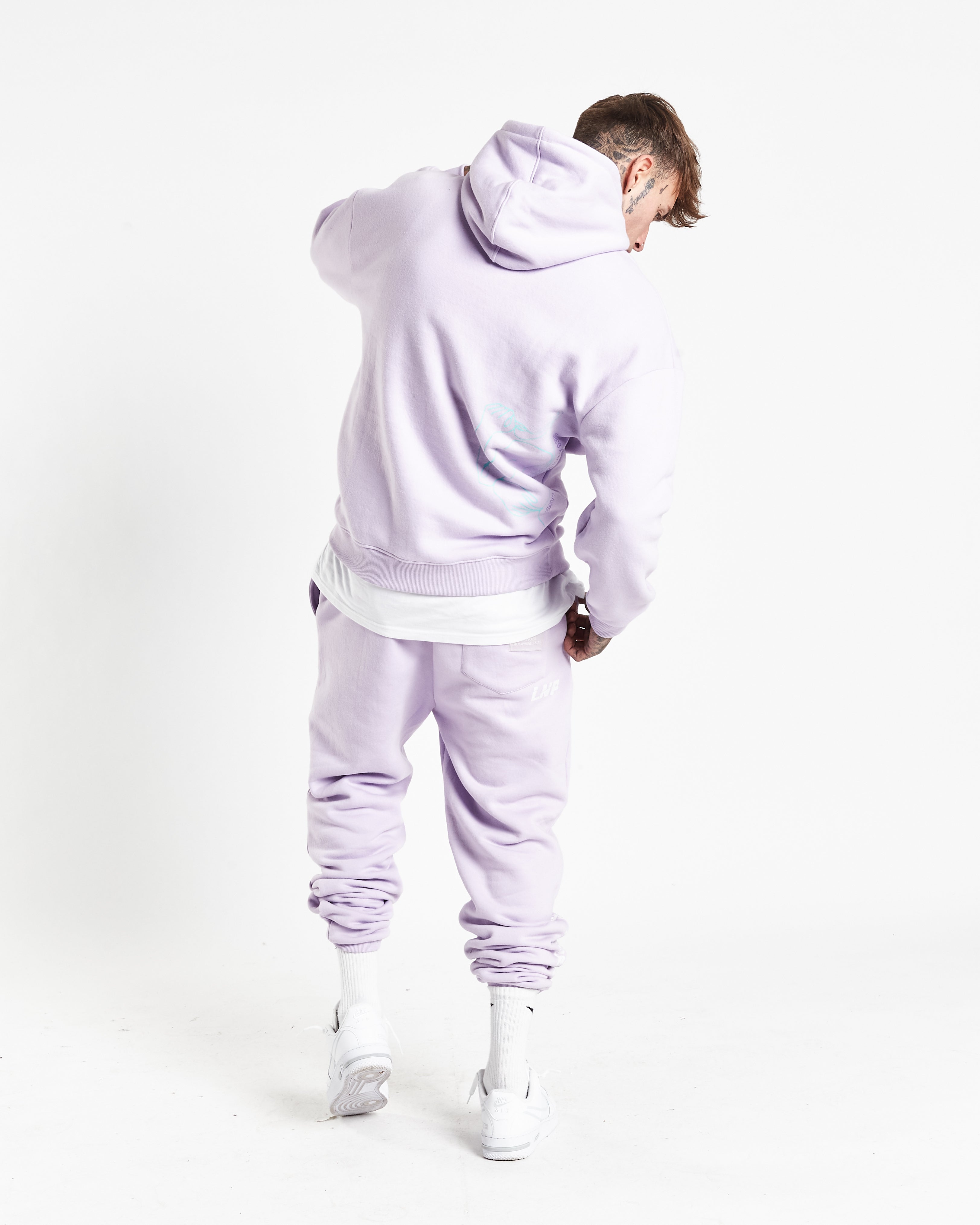 Bad Habits Relaxed Jogger In Pastel Lilac