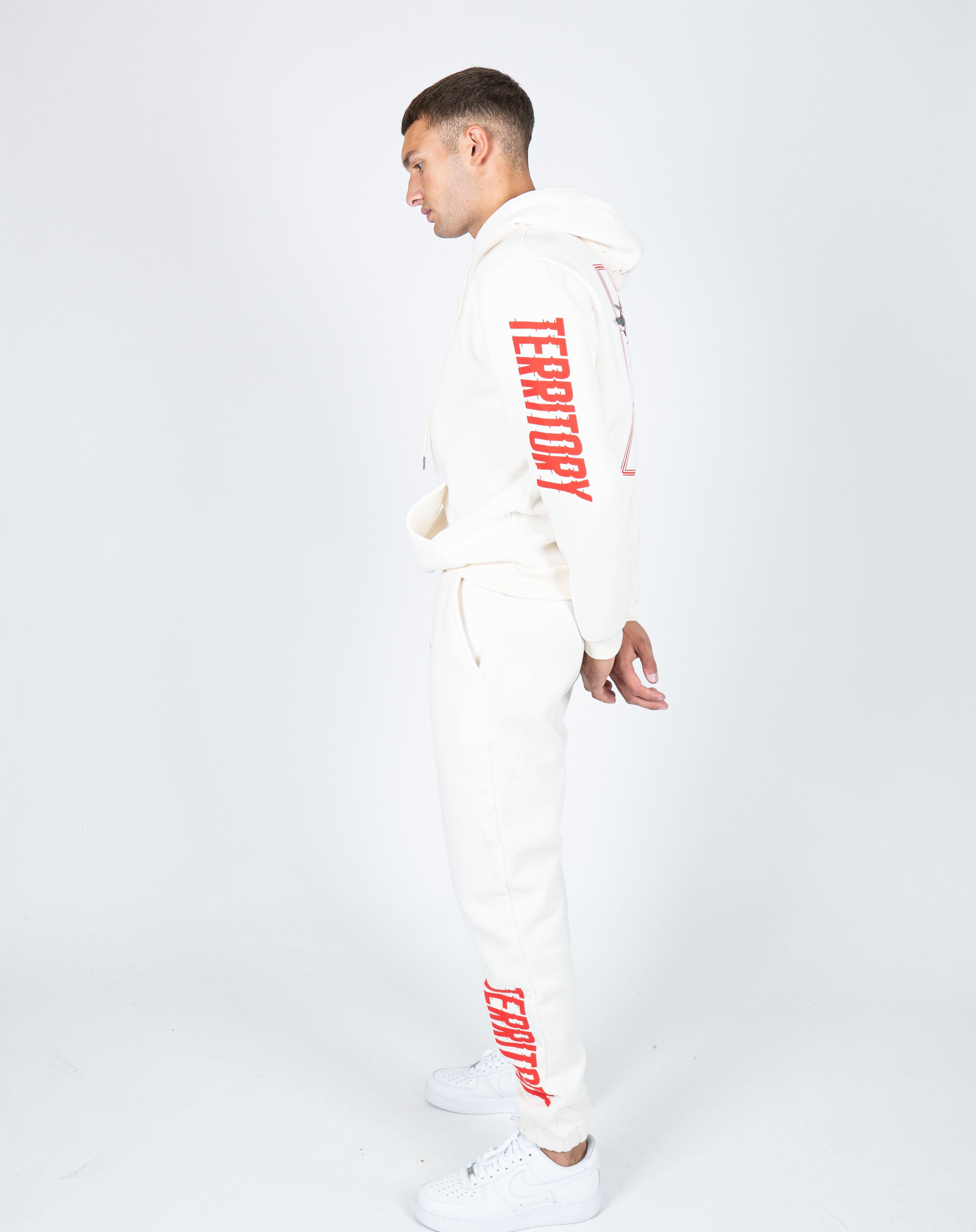 Unisex Territory Jogger In Off White