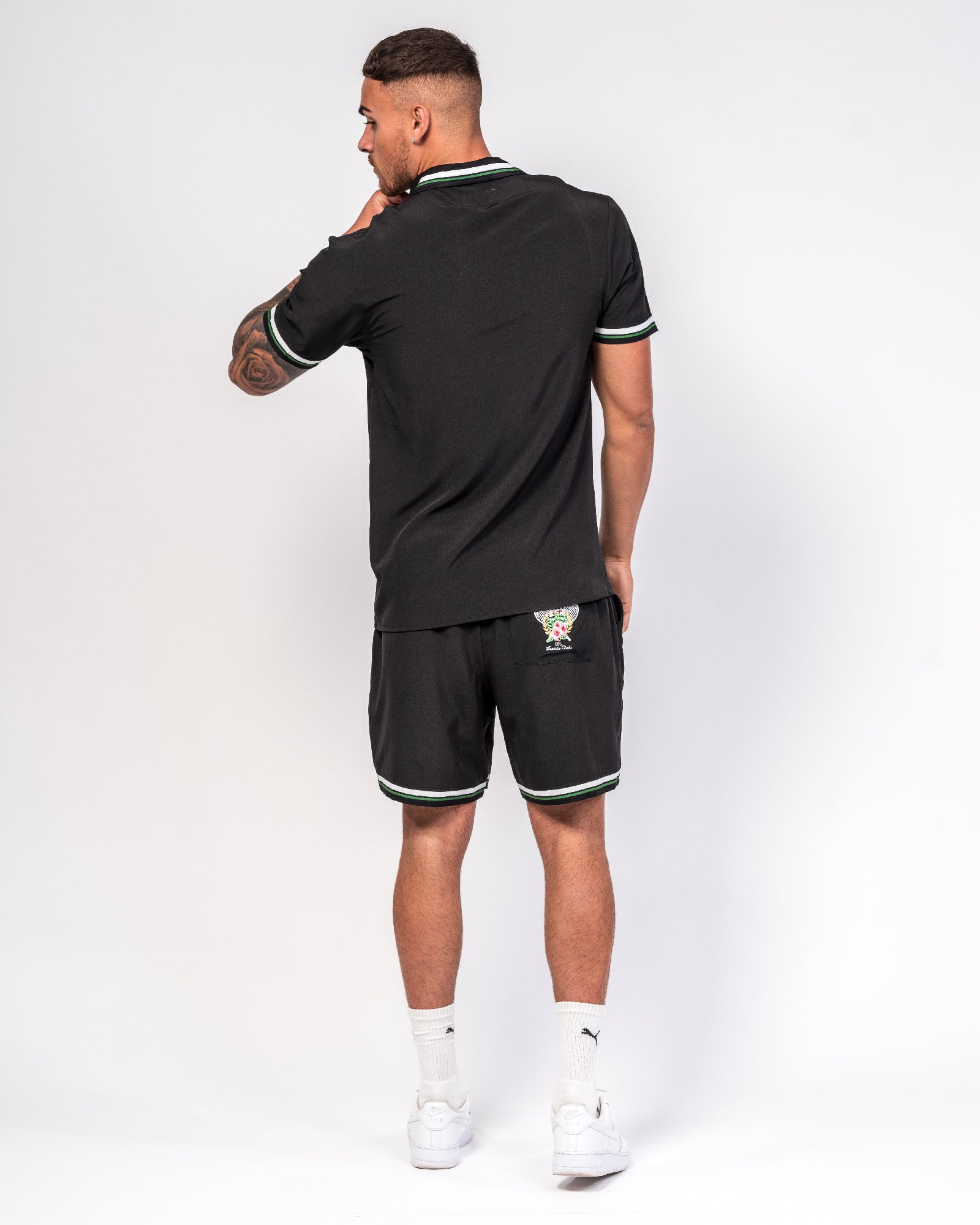 Tennis Club Emblem Embroidery Shirt