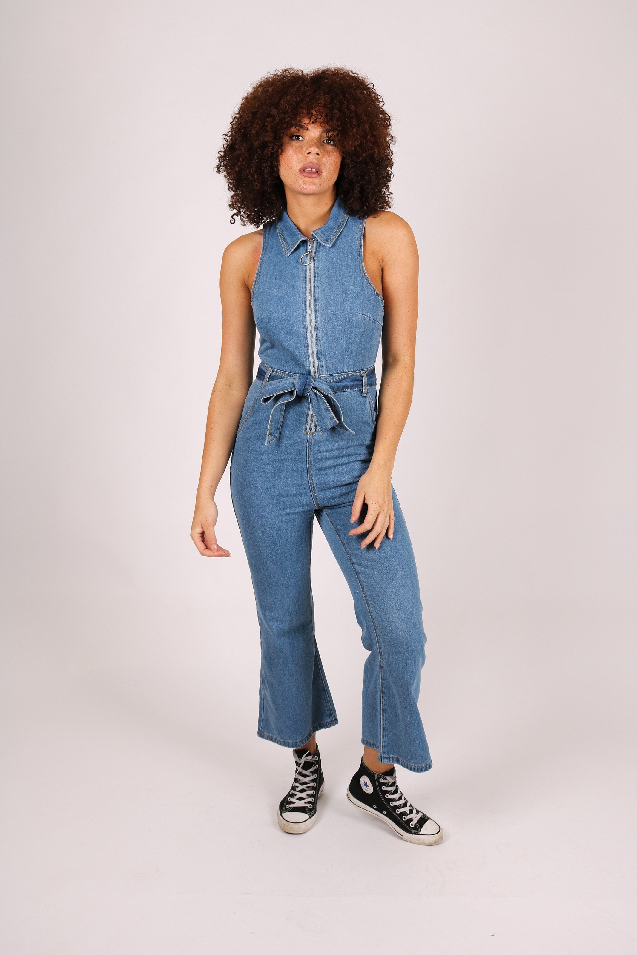 Wyoming 70s Kick Flare Jumpsuit