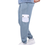 Baby Blue Utility Cargo Polar Fleece Joggers