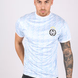 Vintage Football Shirt Members Only Club Jersey In Baby Blue