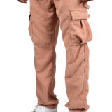 Blush Pink Corduroy Utility Cargo