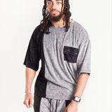 Retro Towelling Boxy Fit T-Shirt