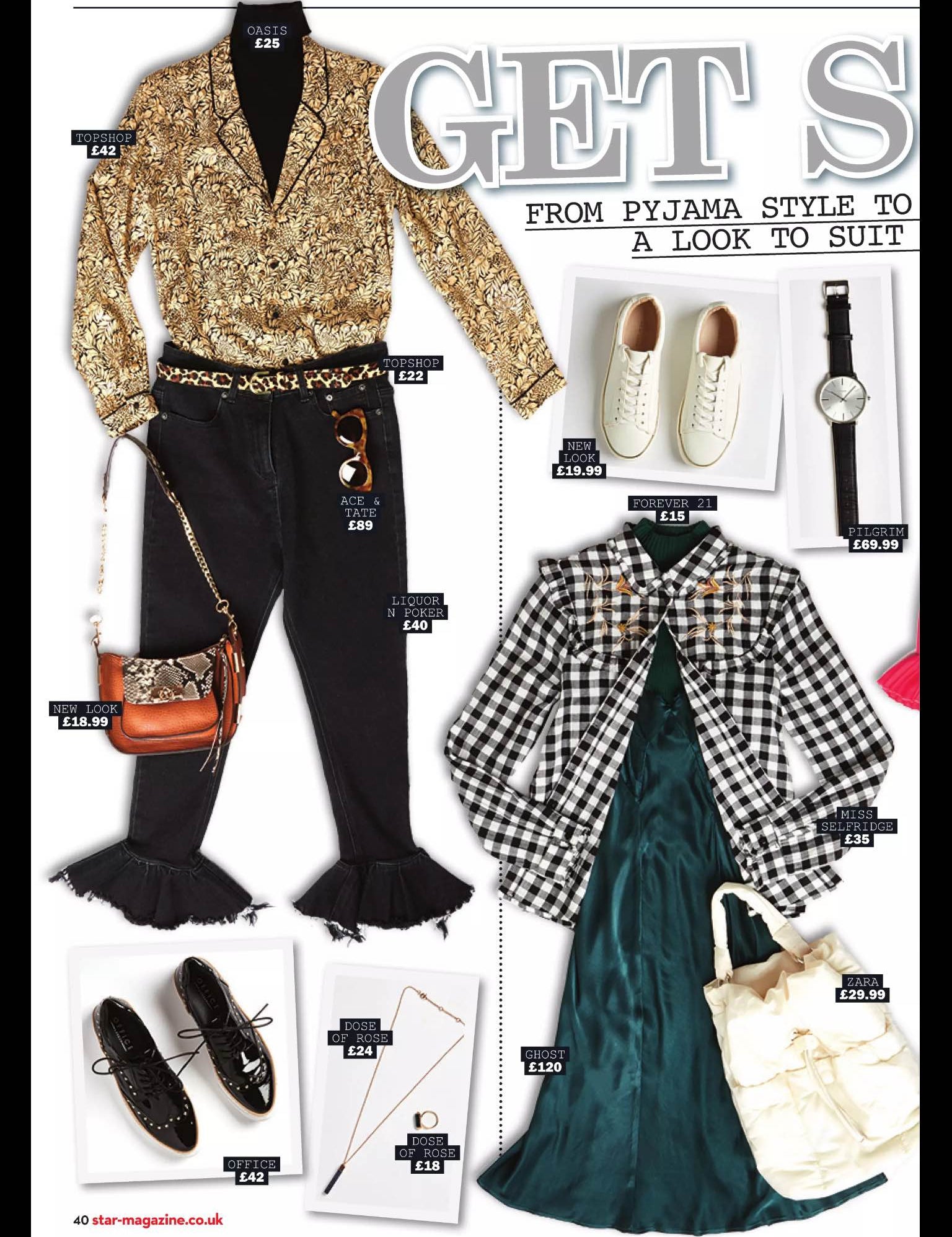 LIQUOR N POKER X STAR MAGAZINE X RUFFLE HEM JEANS
