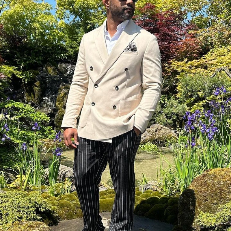 JB Gill Rocks LNP's Pinstripe Trousers