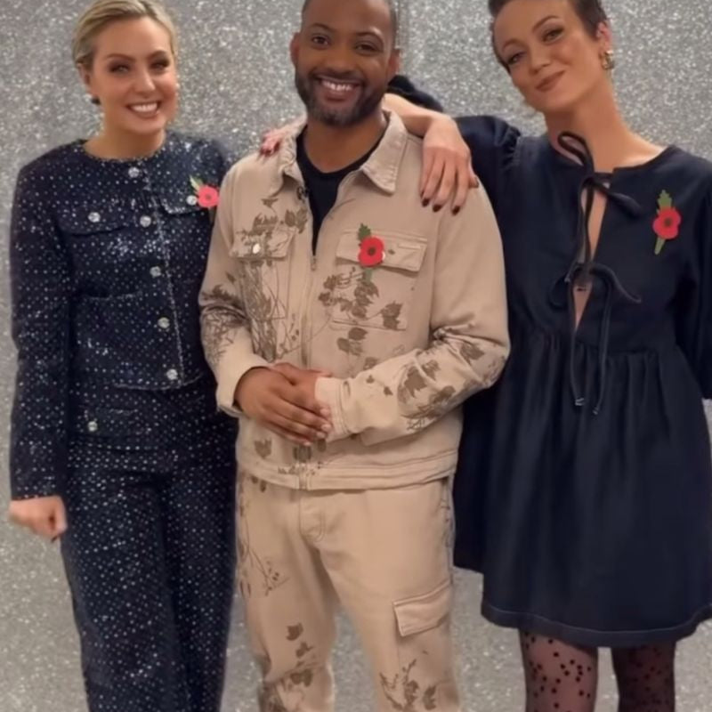 JB GILL IN LNP'S FLORAL TWILL SET ON STRICTLY: IT TAKES TWO