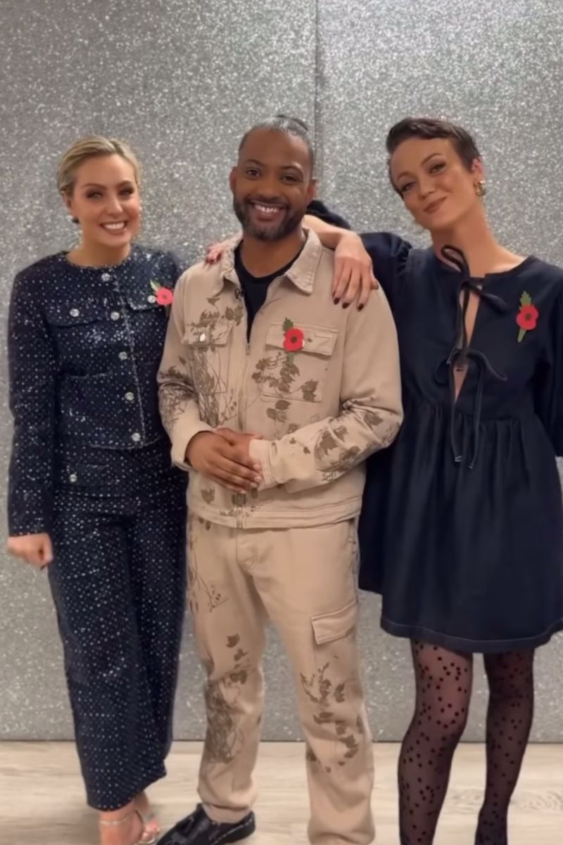 JB GILL IN LNP'S FLORAL TWILL SET ON STRICTLY: IT TAKES TWO