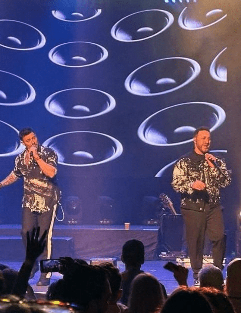 Blue's Duncan & Antony in LNP's Angel Renaissance - Liquor n Poker