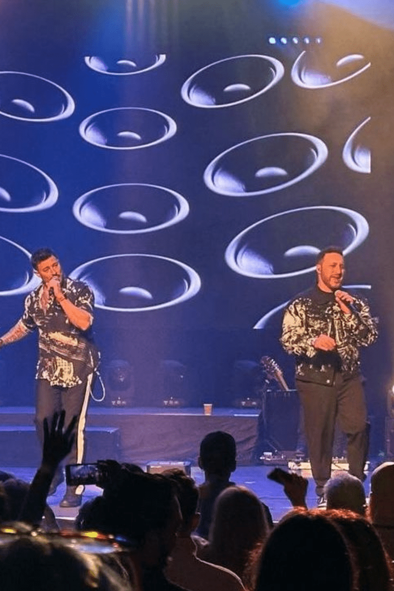 Blue's Duncan & Antony in LNP's Angel Renaissance - Liquor n Poker