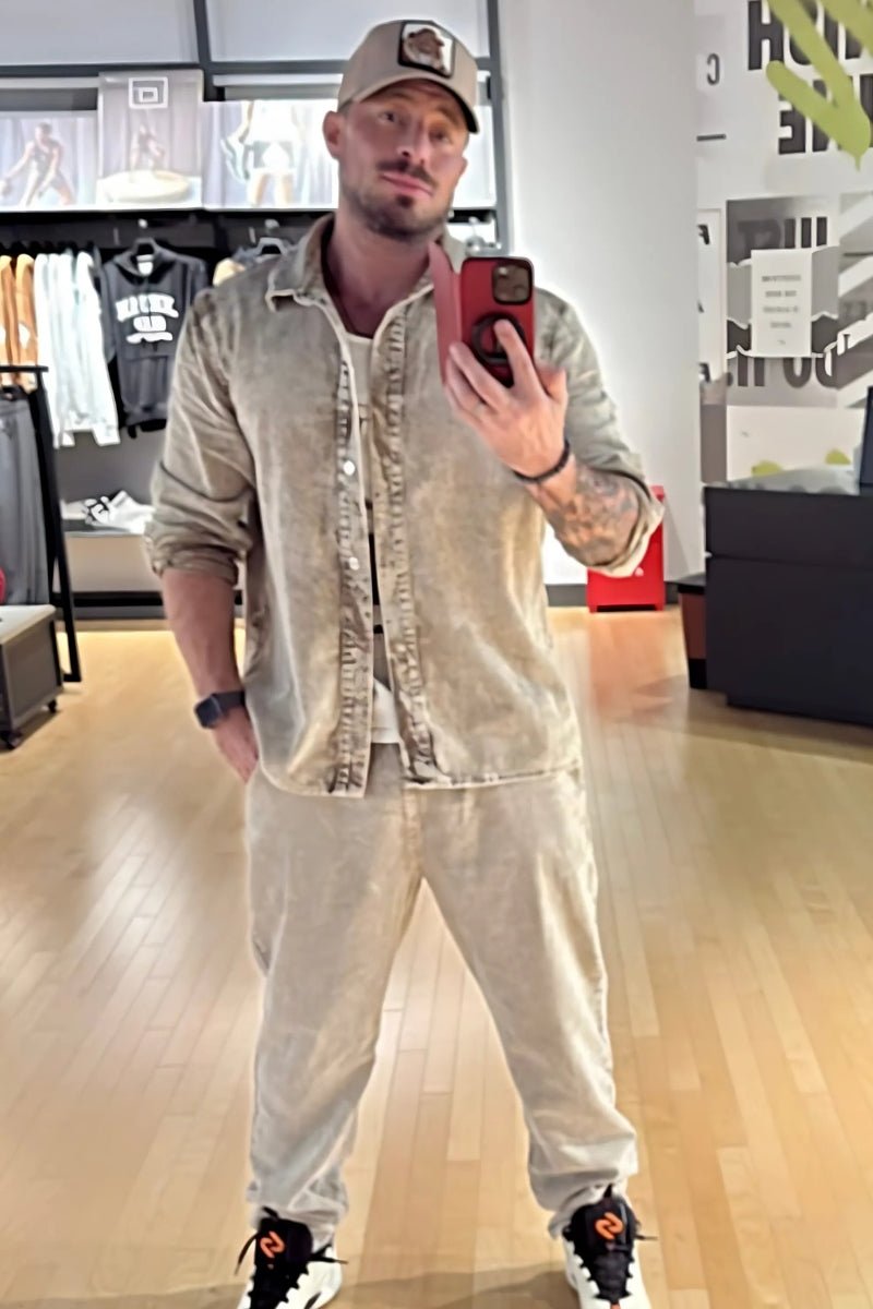 DUNCAN JAMES SPOTTED IN LNP'S CORDUROY SET - Liquor n Poker