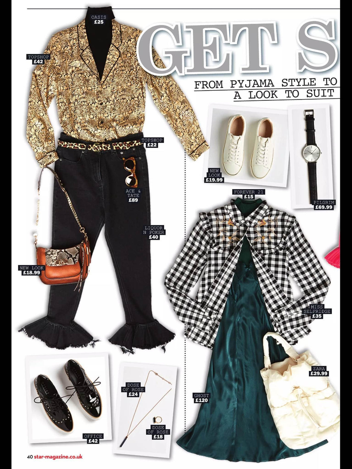 LIQUOR N POKER X STAR MAGAZINE X RUFFLE HEM JEANS - Liquor n Poker