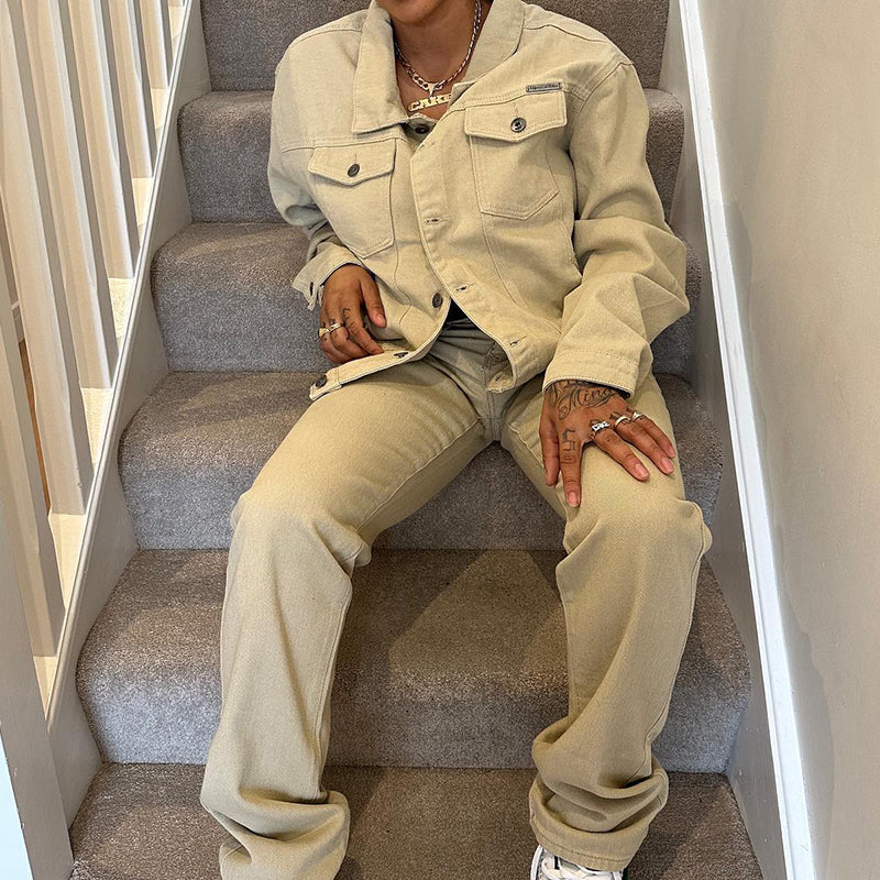 LNP's Beige Denim fit As Seen On Paigey Cakey