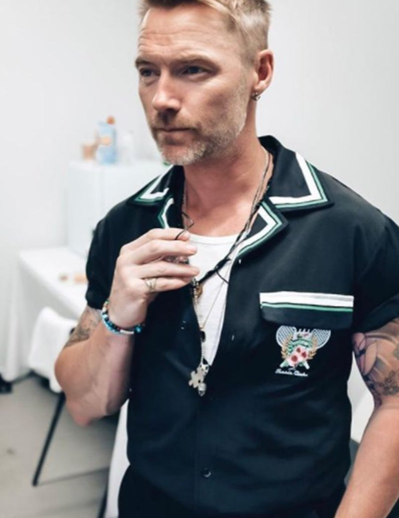 LNP X RONAN KEATING X TENNIS CLUB SHIRT - Liquor n Poker