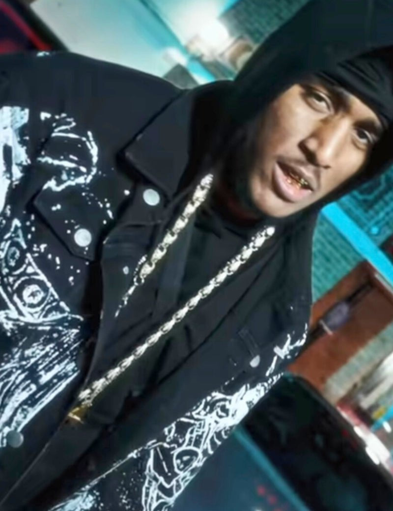 RM in LNP'S Angel Renaissance Jacket - Liquor n Poker