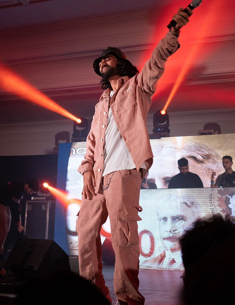 Spitty Wearing LNP's Corduroy Co-Ord - Liquor n Poker