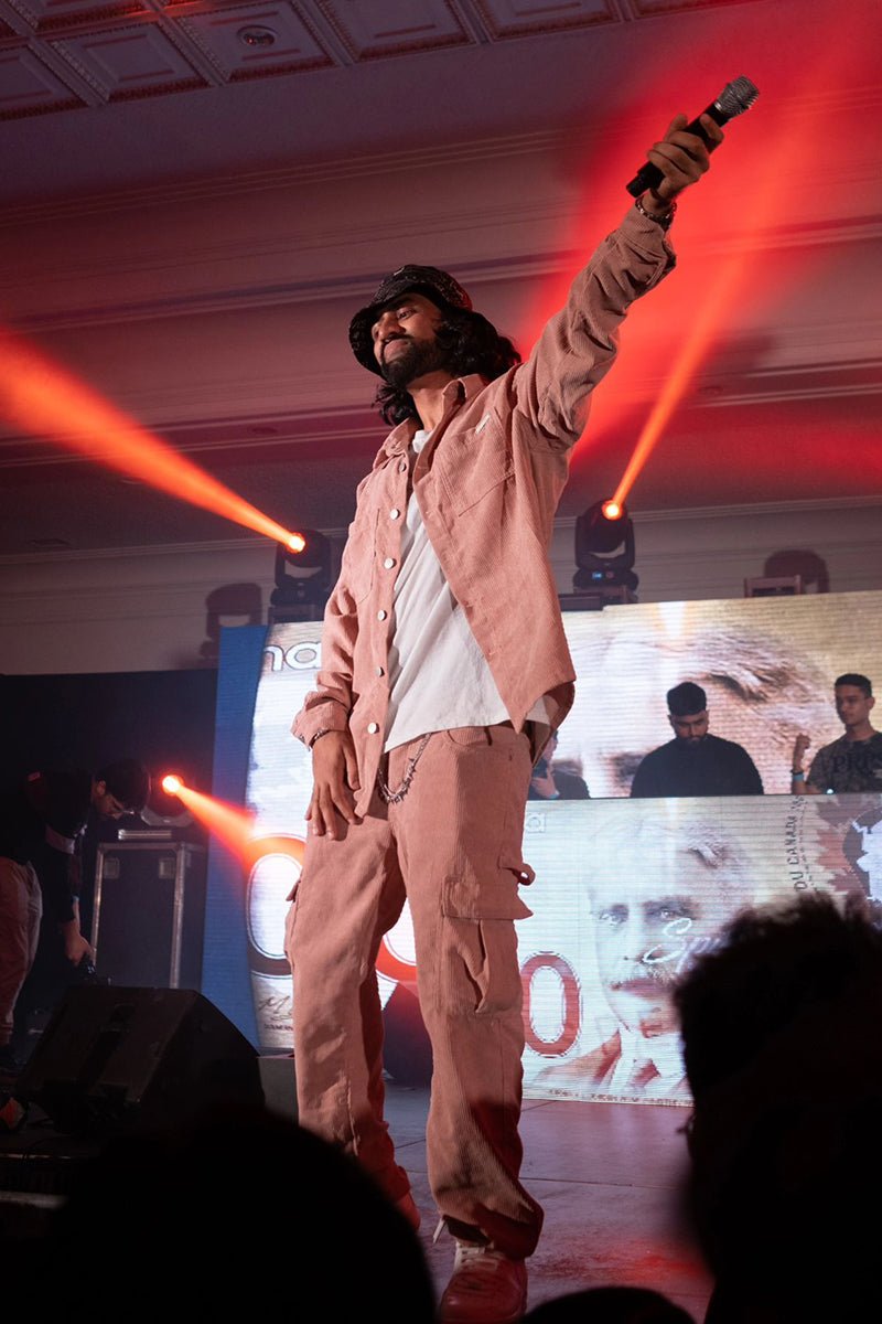 Spitty Wearing LNP's Corduroy Co-Ord - Liquor n Poker