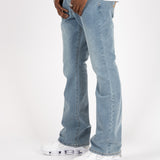 Stonewash Slim Stacked Flare