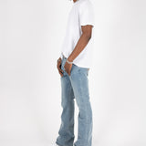 Stonewash Slim Stacked Flare